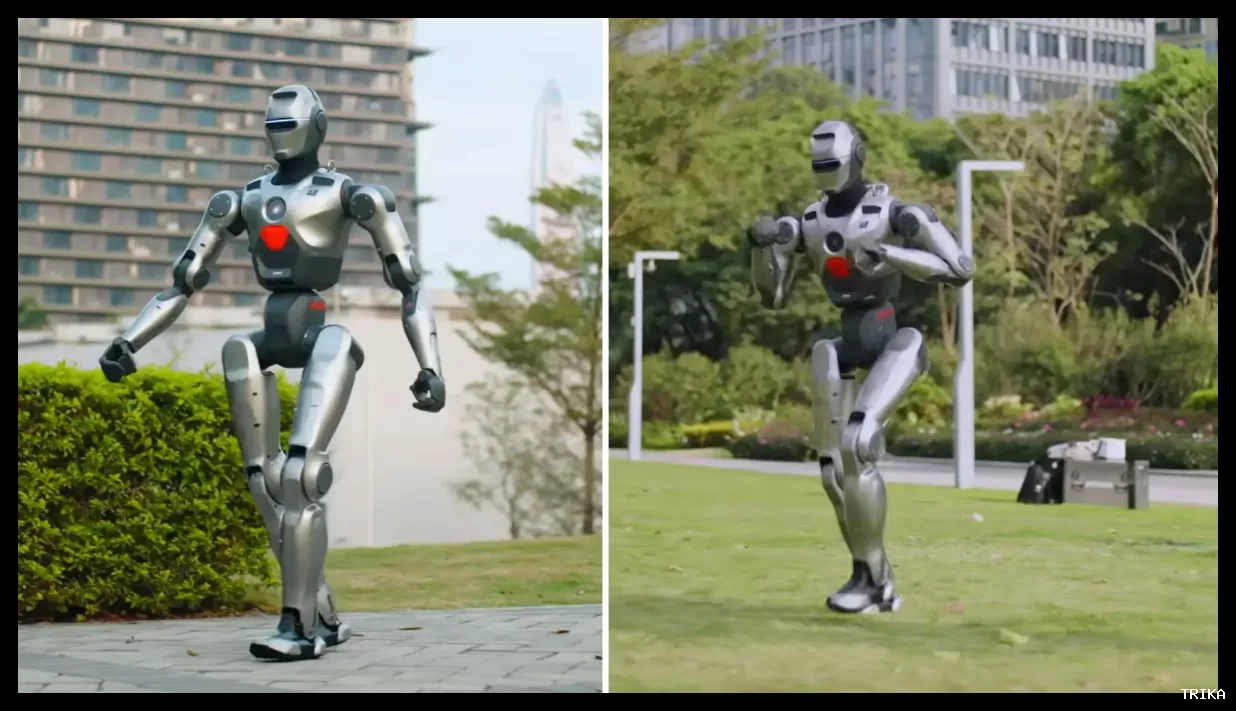 ربات چینی PM01 با کنترل پیشرفته و پایداری بالا شگفتی آفرید