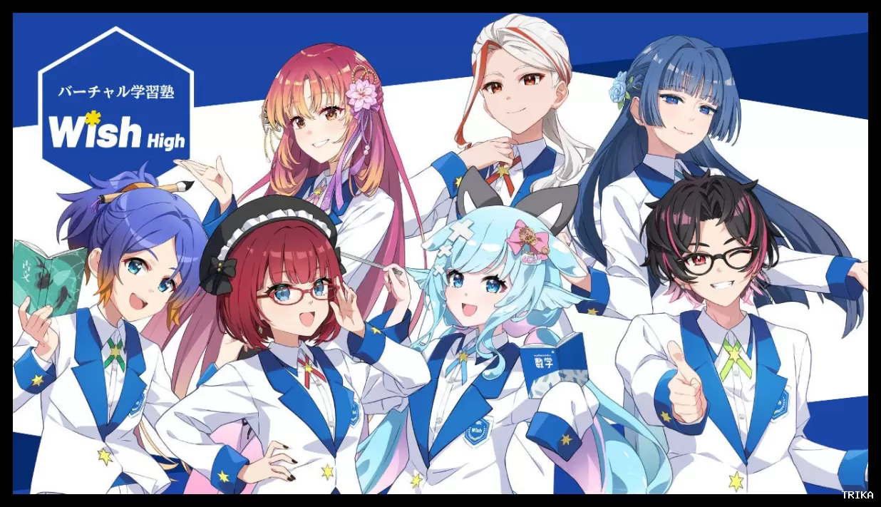 افتتاح مدرسه آنلاین Wish High در ژاپن با معلمان انیمه‌ای